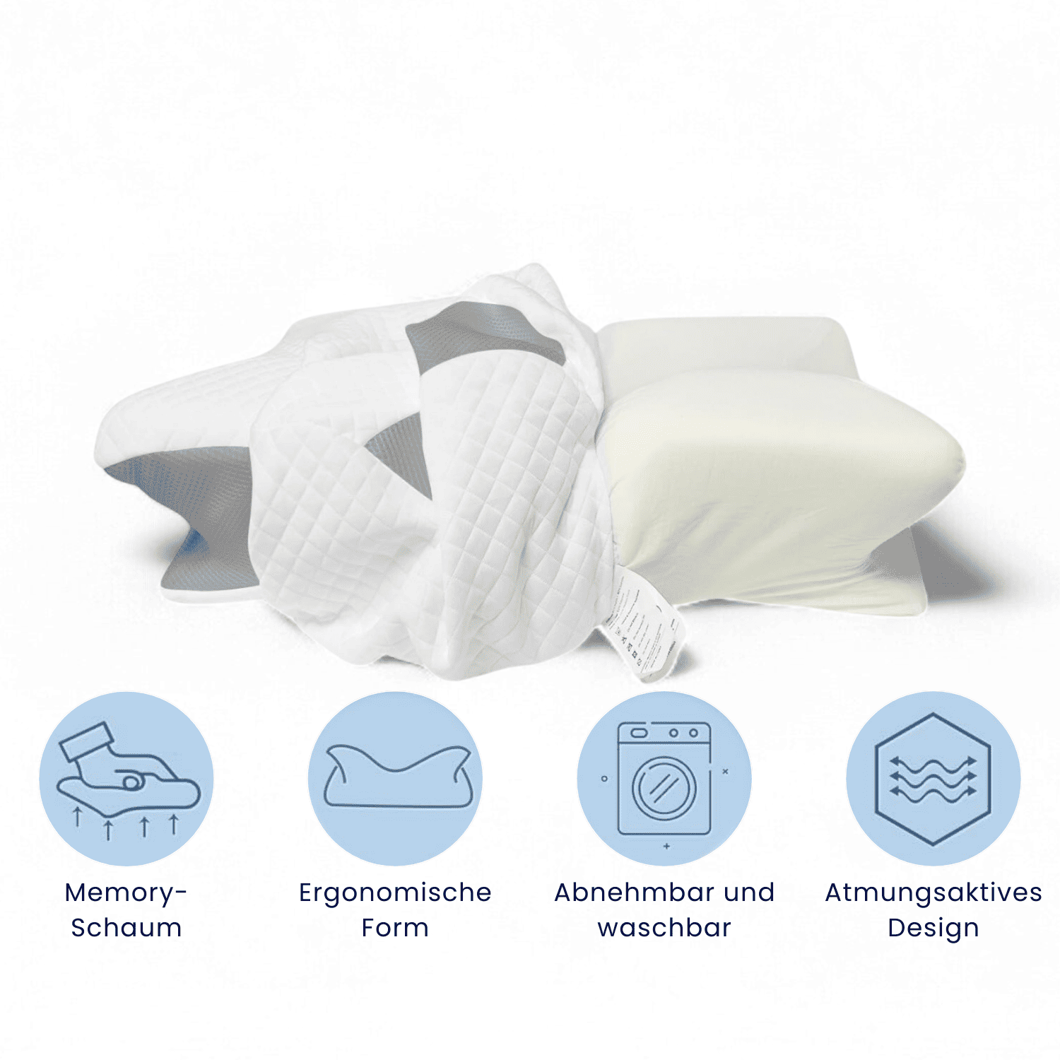 CERVEXA™ – Das ORIGINAL Ergonomisches Nackenstützkissen für gesunden Schlaf
